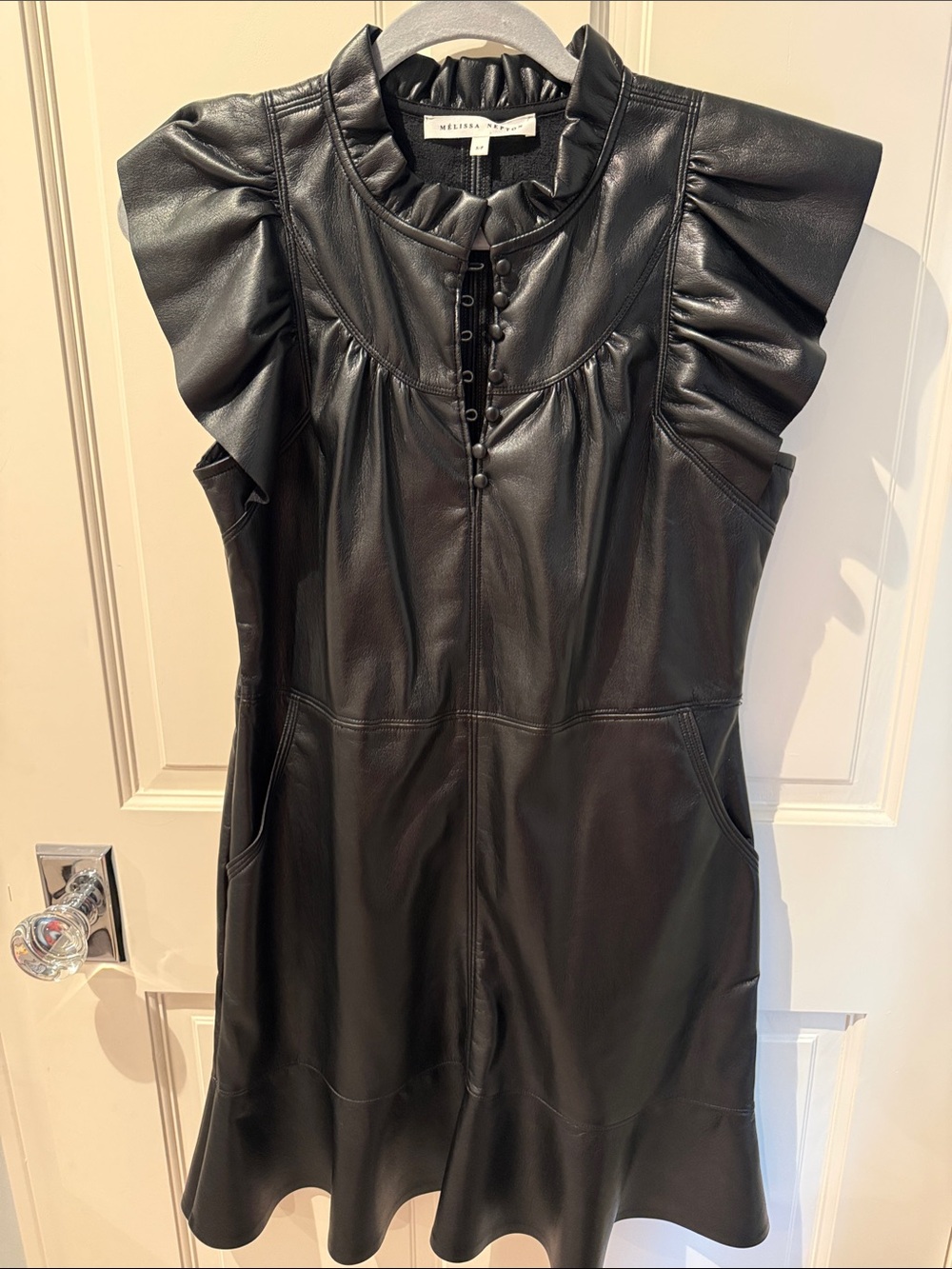 Vegan leather Melissa Nepton dress